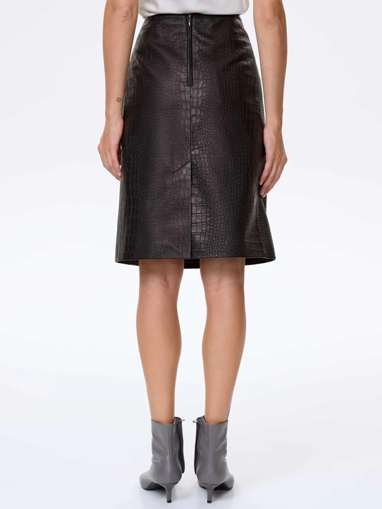 Классическая юбка прямого кроя премиум класса 16, черная, размер 50, артикул 85980-5