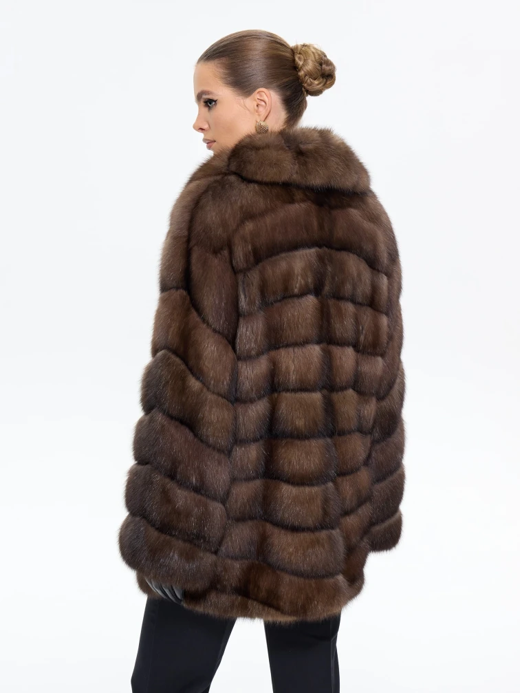 Женская шуба из меха соболя Л611-289, натуральная, размер 46, артикул 64870-5