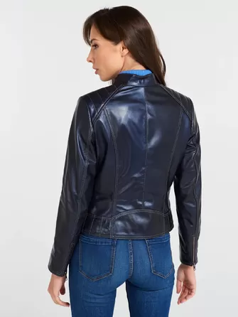 Кожаная куртка косуха женская 300-1