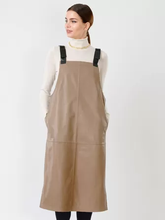 Кожаный сарафан 01-1