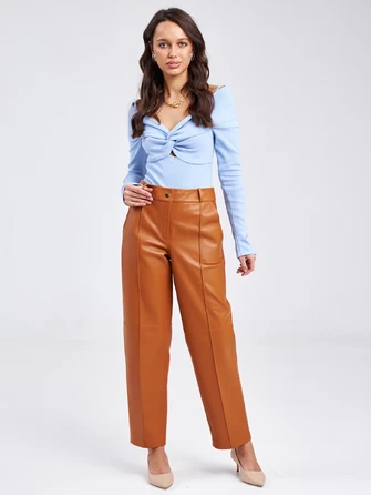 Модные женские кожаные брюки 08-0