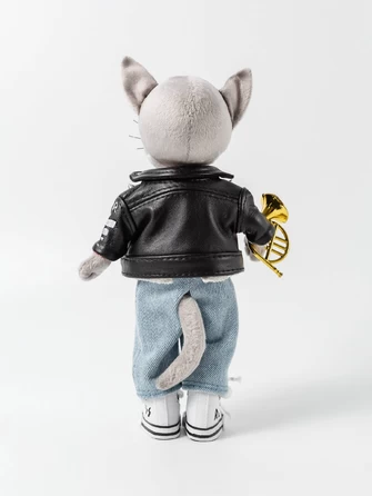 Игрушка Волк-музыкант, сувенирная продукция, артикул 18028-1