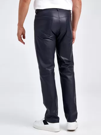 Мужские кожаные брюки купить в Перми - Primo Vello